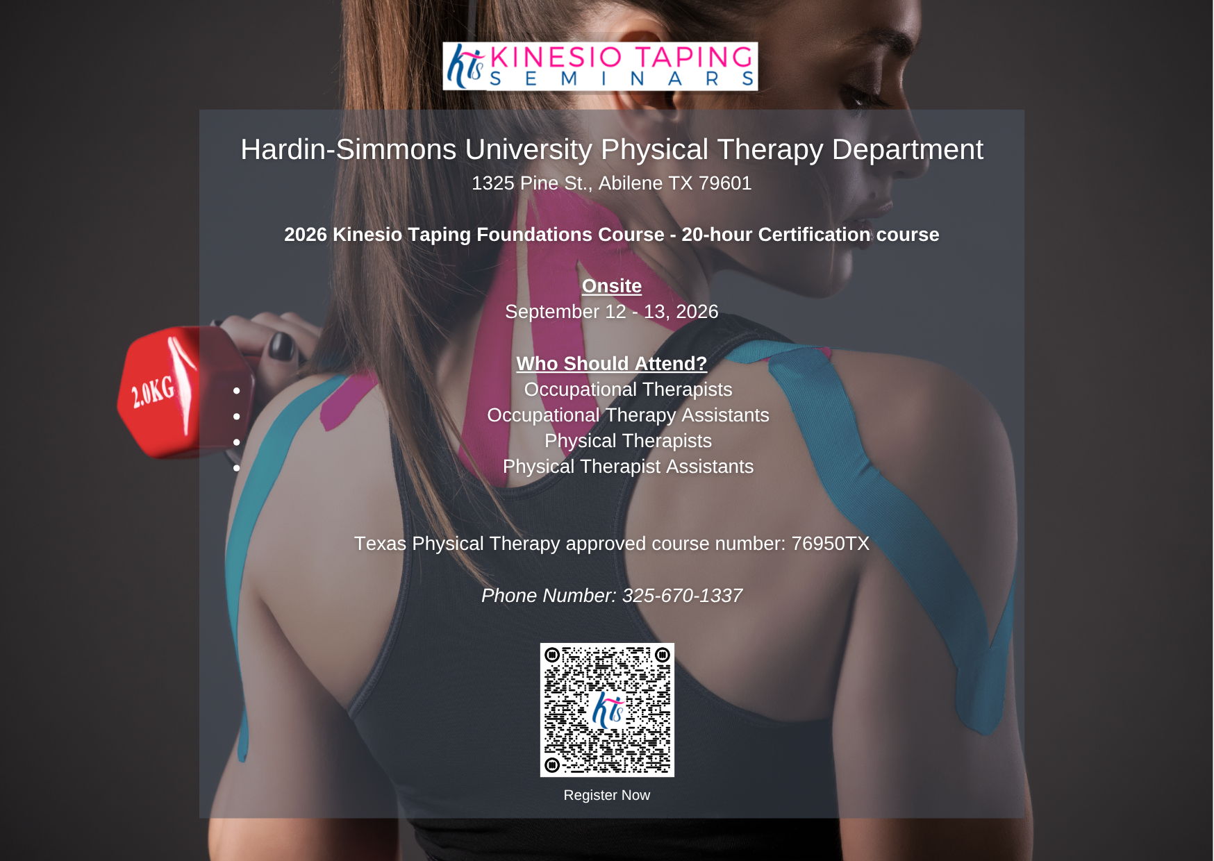 Kinesio Taping Seminars 2026